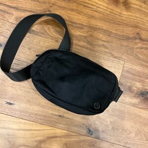 Lulu lemon Black Crossbody Bag